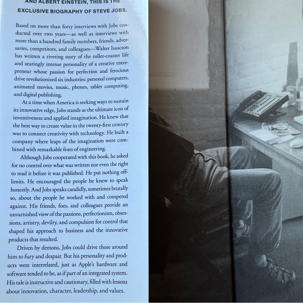 Steve Jobs by Walter Isaacson | Biography, Business | Hardcover Book - Picture 7 of 15